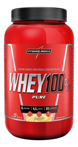 100% Pure Whey - 900g - Integralmedica + Brinde