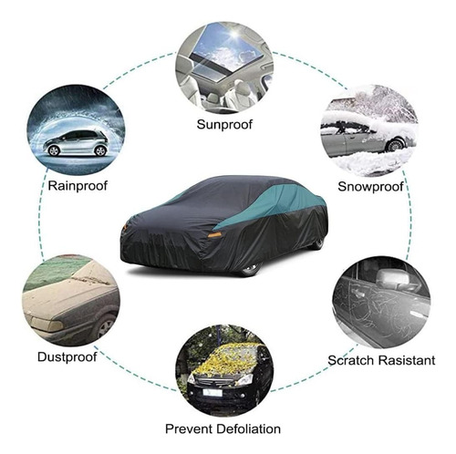 Funda De Coche Para Automóviles Impermeable Para Tod_5545755