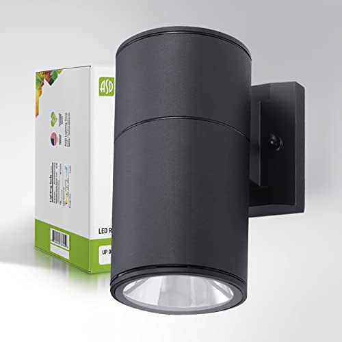Led Round Cylinder Wall Light Fixture | 8 Inch 9w 120v ...