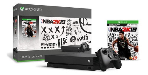 Paquete De Consola Xbox One X De 1 Tb O Más De Nba 2k19 Con