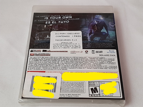 Murdered Soul Suspect De Play 3 En Buen Estadi,usted Inicia. (Usado)