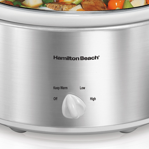 Olla De Lenta Cocción Hamilton Beach Plata Reacondicionado (Reacondicionado)