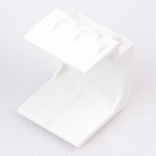 100 Tapa Ciega Blanca Para Face Plate Standard Tipo Keystone