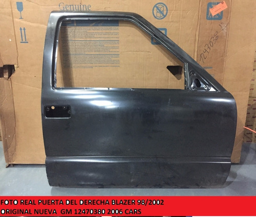 12470380 Puerta Delantera Derecha Blazer 98 - 2002 Nueva Gm