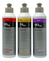 Comprar Kit Detailing Pulidores Koch Chemie H9 F6 M3 250cc Detailing