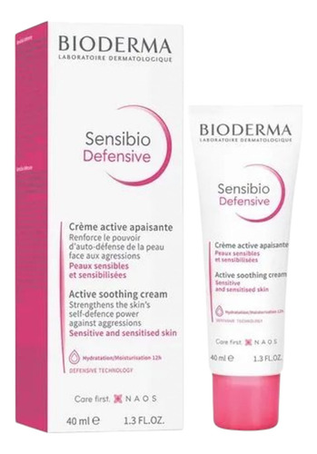 Bioderma Sensibio Defensive Crema Hidratadora Piel Sensible 40ml