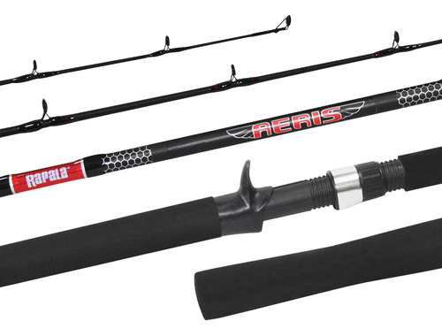 Vara Pesca Carretilha Rapala Aeris 1,80m 10-30 Lbs Inteiriça