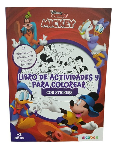 Libro De Actividades Y Colorear De Disney Sicoben