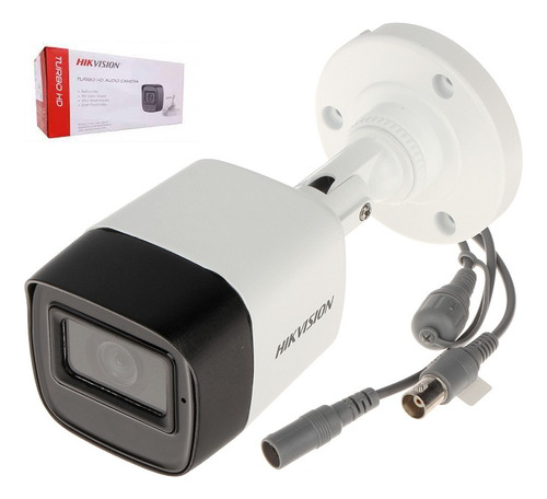 Cámara Bullet Hikvision Ds-2ce16d0t-itpfs 2mp Ir 25m Audio