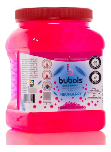 Perlas O Burbujas Explosivas Sabor A Neonberry 1.1kg