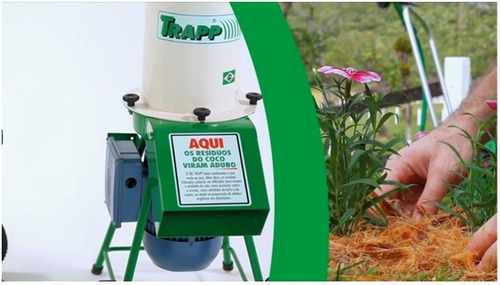 Triturador De Coco Trc-40 norma NR-12 5cv Trifásico 220/380/440v Trapp