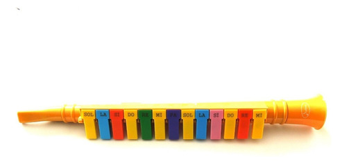 Flauta Melódica, Organo Melódica Infantil Color Amarillo