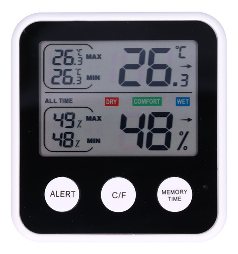 Medidor De Temperatura Y Humedad, Termómetro, Higrómetro De