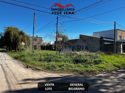 Lote En Venta De 12,5 X 25 En Esquina (308 M2 Restandole Los Metros De Ochava). Cuenta Con Mejoras. - Calle 20 Y 27 - General Belgrano. A 1 Cuadra De Avenida España.