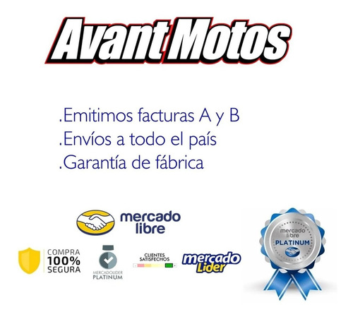 Combo Especial Pedido Moto Varios Avant Motos