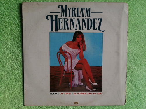 Eam Lp Vinilo Myriam Hernandez Album Debut 1988 Colombiano