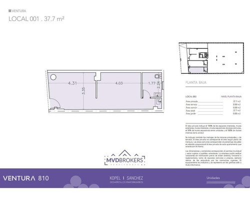 Imagen 7 de 30 de Ventura 810 | Local Comercial En La Blanqueada | A Estrenar | Sobre Avenida 8 De Octubre