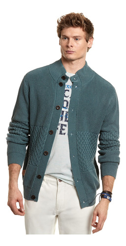Cardigan Hombre Maryland River Verde Ferouch Ss23