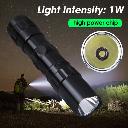 Linterna Impermeable Con Zoom Led Brillante De 5 Modos Para