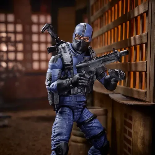 Figura de Ação Cobra Officer G.I. Joe Hasbro Articulada, Com
