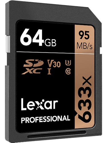 Lexar 64gb Professional 633x Uhs-i Sdxc Memory Card