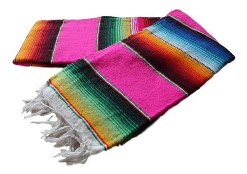 Imagen 6 de 9 de Sarape De Saltillo Mexicana Matrimonial (2pack)