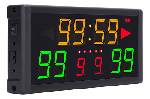 Marcador Electrónico Led De 10 Dígitos Con Control Remoto