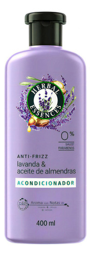  Acondicionador Herbal Essences Anti-frizz Lavanda & Almendras 400ml