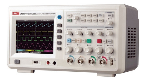 Osciloscopio 200mhz 4 Canales 2gs/s Display 5.7 Utd4204c