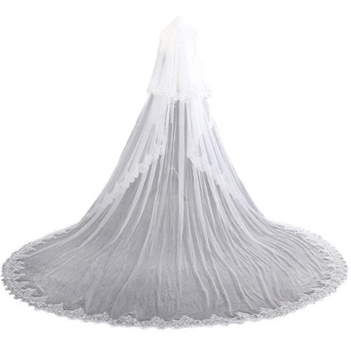 Velo De Novia Con 2 Niveles Para Mujer Elliehouse