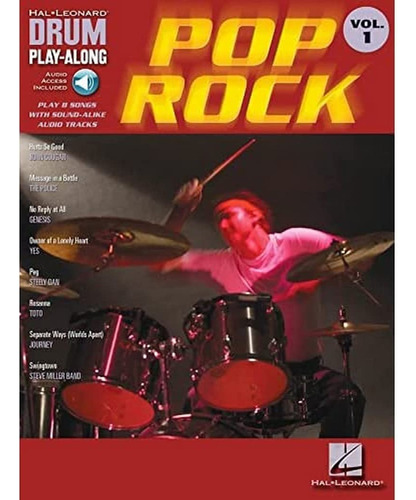 Pop Rock Vol. 1 Bk/audio Online Drum Play-along (hal Leonar.