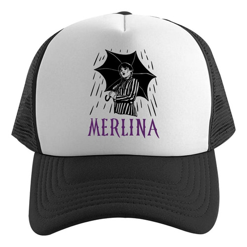 Gorra Trucker Modelo 2 Merlina Addams