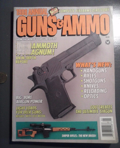 Catalogo De Armas Y Rifles Guns & Ammo Anual 1988