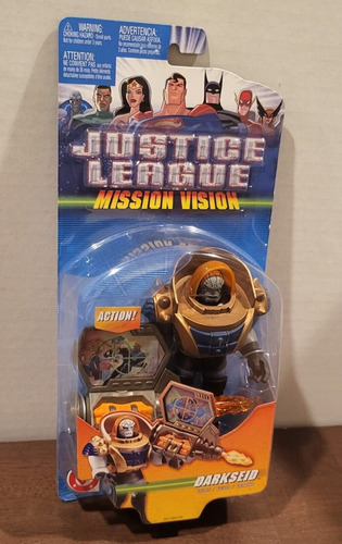 Figura Darkseid - Justice League - Mission Vision - Mattel