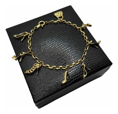 Pulseira De Sapato Ouro 18k