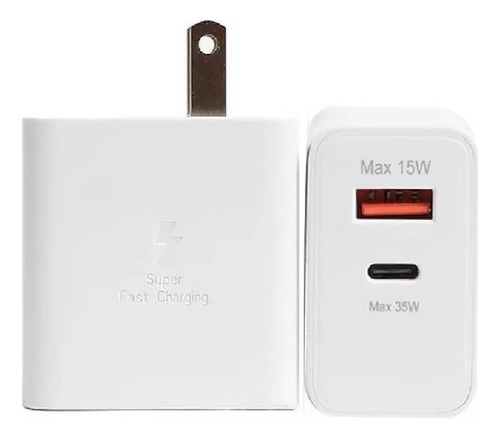 Adaptador Original Samsung 35w Sin Cable A13 A23 A33 A53 A73 Negro