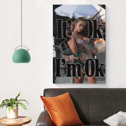 Tate Mcrae It's Ok I'm Ok 4 Canvas Poster Bedroom