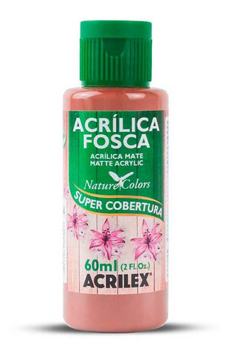 Tinta Acrílica Fosca Acrilex Para Artesanato 60ml - Cores Cor Capuccino