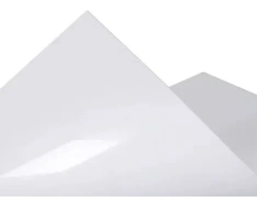 Lámina Laminado Decorativo Blanco Brillante Formato 122x244 