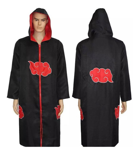 Capa De Akatsuki Con Capucha Naruto Anime De Colección