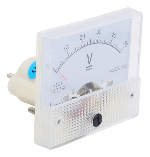 Medidor De Voltagem Dc 85c1 0 ~ 50v Pointer Voltmeter Painel