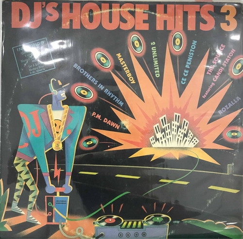 Lp Vinil Djs House Hits 3 - 1992 - Mv