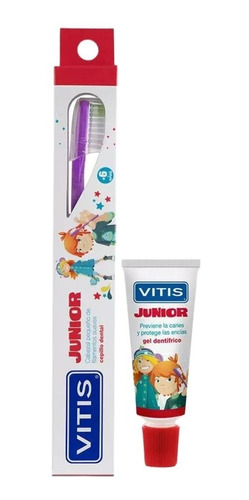 Vitis Junior Cepillo Dental + Mini Pasta 15ml
