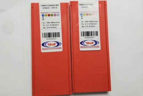 Imagen 4 de 4 de Inserto De Carburo De Tungsteno Tnmg160408 Y Tnmg160404