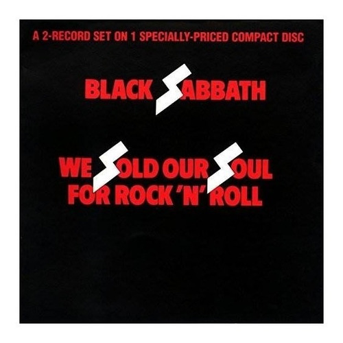 Black Sabbath We Sold Our Soul For Rock N Roll Importado Cd