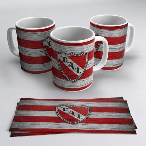 Taza Plastica Sublimada Futbol Independiente #176