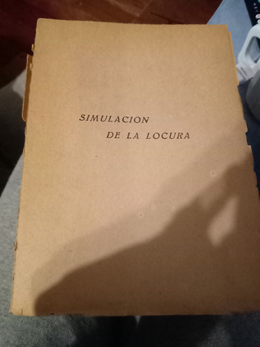 Libro Simulación De La Locura .sin Tapa.jose Ingenieros 