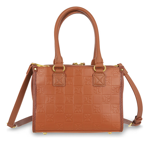 Bolsa Satchel Cloe Quinali Ii Chico Color Marrón