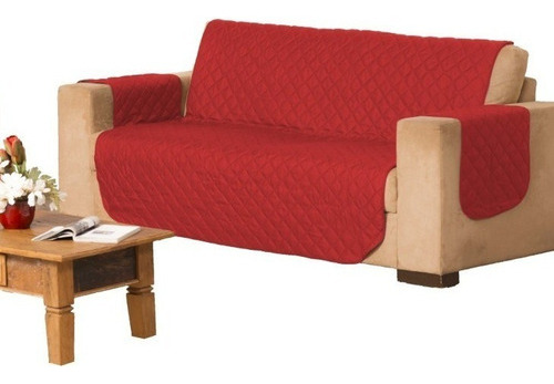 Funda protectora de sofá retráctil personalizada 3.00 X 2.80 color rojo
