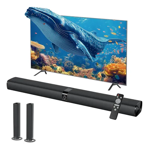 Barra de Sonido Desmontable Funsmile KY8000 para TV con Bluetooth y HDMI